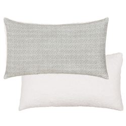 Alejandro Reversible Tailored Rectangle Pillow Gray