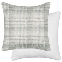 Alejandro Reversible Piped Pillow Gray 20 Square