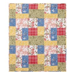 Farmhouse Florals Throw Blanket Multi Bright 50 x 60