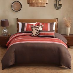 Terra Spice Comforter Bed Set Multi Warm