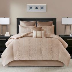 Camelia Comforter Bed Set Natural