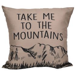 Timber Mountain Tailored Pillow Multi Warm 18 Square