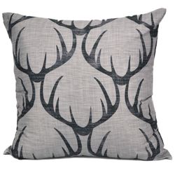 Timber Antler Tailored Pillow Multi Warm 18 Square
