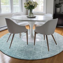 Lovely Gradience Round Rug 8 Round