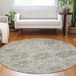 Intricate Designs Round Rug 8 Round