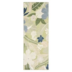 Evette Rug Runner Pale Green 2 x 6