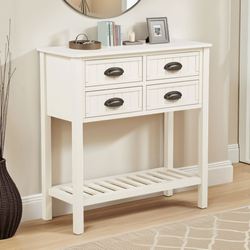 Baxley Console Table White