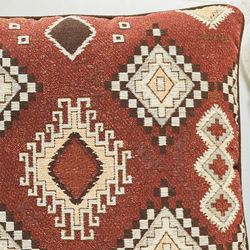 Southwest Diamond Pillow Multi Earth