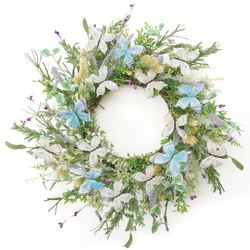 Butterfly Surprise Wreath Multi Pastel