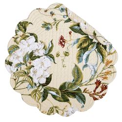 Garden Images Round Placemats Multi Warm Set of Four