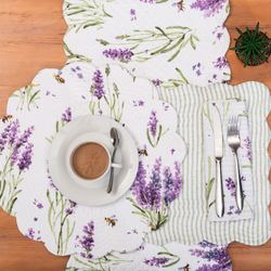 Lavender Fields Table Runner Purple 14 x 51