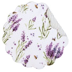 Lavender Fields Round Placemats Purple Set of Four