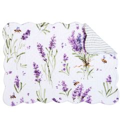 Lavender Fields Rectangle Placemats Purple Set of Four
