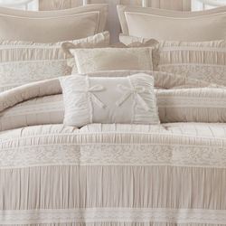 Perryn Comforter Bed Set Natural