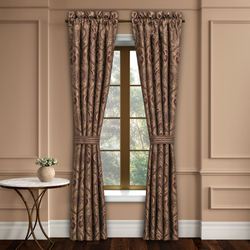 Odette Wide Tailored Curtain Pair Multi Warm