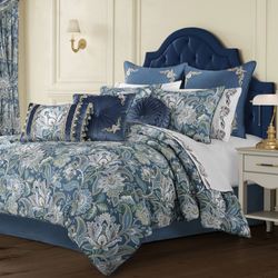 Michaela Comforter Set Blue