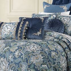 Michaela Comforter Set Blue