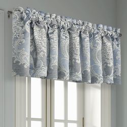 Queensbury Tailored Valance Steel Blue 88 x 18