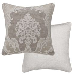 Queensbury II Reversible Piped Pillow Almond 20 Square