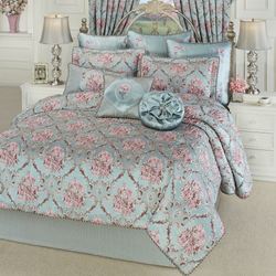 Chateau Comforter Set Aqua