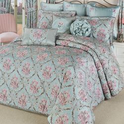 Chateau Grande Bedspread Set Aqua