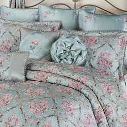 Chateau Grande Bedspread Set Aqua