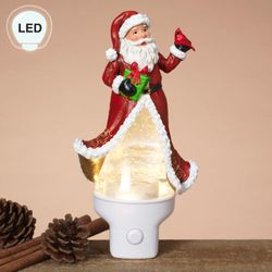 Santa Swirl Nightlight Red