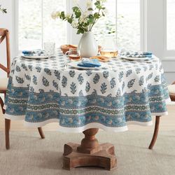 Classic Tropez Round Tablecloth White 70 Diameter