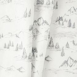 Summit View Curtain Panel Gray