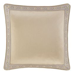 Romero Piped European Sham Only Almond