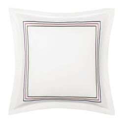 Savannah Embroidered European Sham Only White