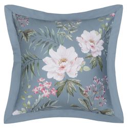 Savannah Blue Botanical Pillow 18 Square