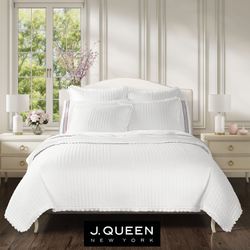 Savannah II Quilt Set White