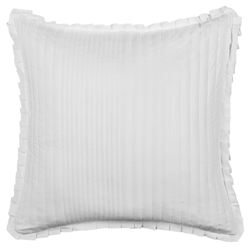 Savannah II Quilted European Sham Only White