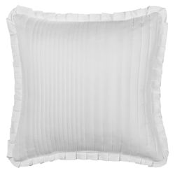 Savannah II Quilted Pillow White 20 Square