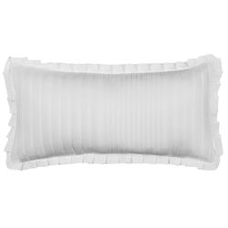 Savannah II Quilted Rectangle Pillow White