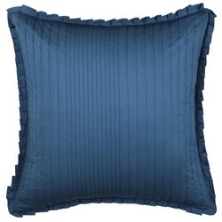 Meadow Blue Quilted European Sham Only Dark Blue