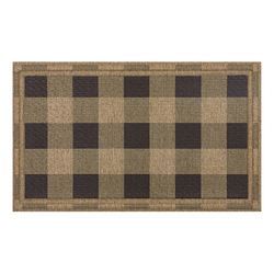 Mega Checkered Doormat Multi Warm 30 x 18