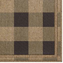 Mega Checkered Doormat Multi Warm 30 x 18