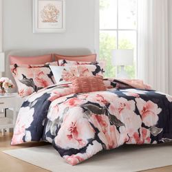 Shanti II Comforter Bed Set Blush