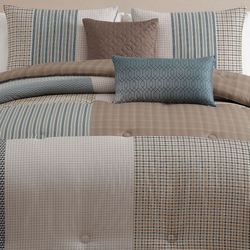 Tranquil Patch Comforter Bed Set Multi Warm