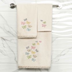 Mariposa Butterfly Bath Towel Set Bath Hand Fingertip