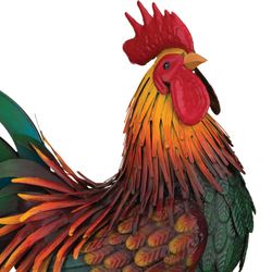 Rhode Island Red Rooster Sculpture Multi Earth