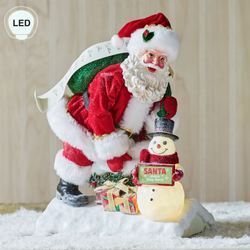 Santa Stops Here Clothtique Red