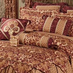 Empress Grande Bedspread Set Wine