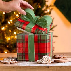 Christmas Present Cookie Jar Red/Green