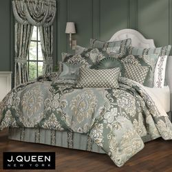 Alina Comforter Set Dark Green