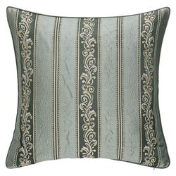 Alina Piped European Sham Only Dark Green