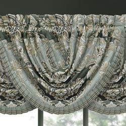 Alina Waterfall Valance Dark Green 43 x 33