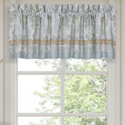 Pasadena Tailored Valance Blue 88 x 18